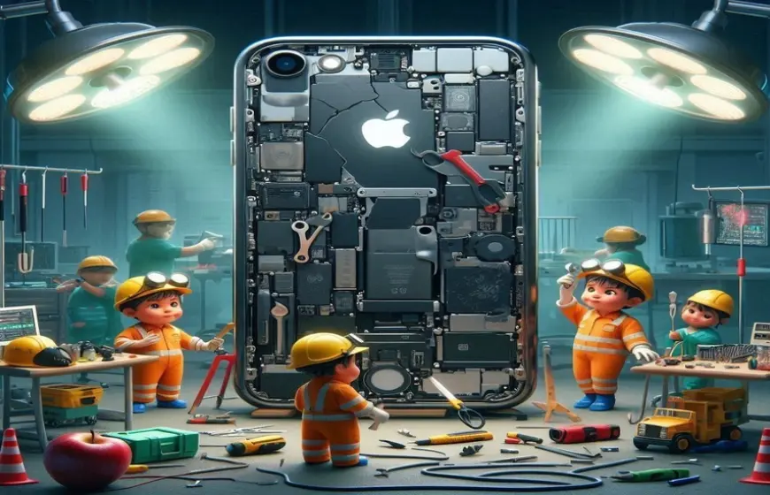 iPhone repair training course including display and battery replacement
